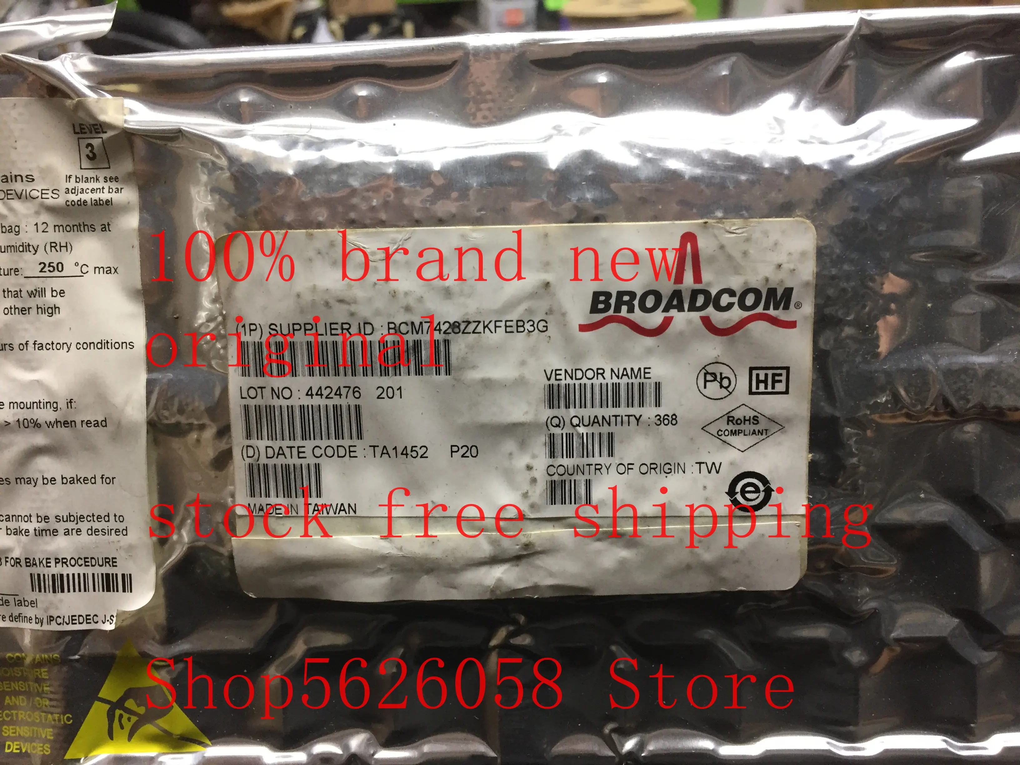 1PCS/LOT BCM7428ZZKFEB3G BCM5751KFBG BGA 100% new original stock