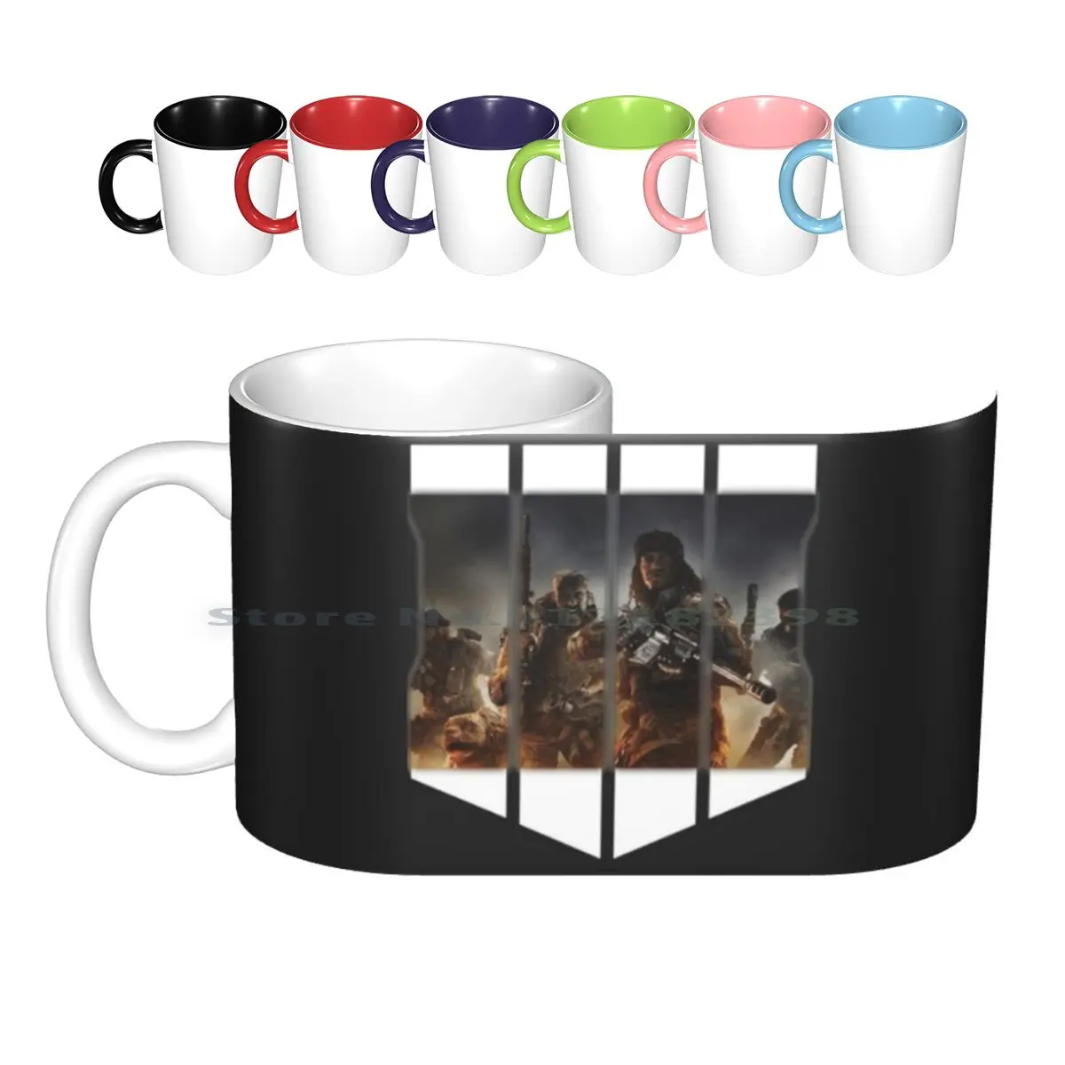 Bo4 Design Ceramic Mugs Coffee Cups Milk Tea Mug Call Of Call Duty Duty Black Ops 4 Black Ops 4 Ops Black Ops Black Ops 4