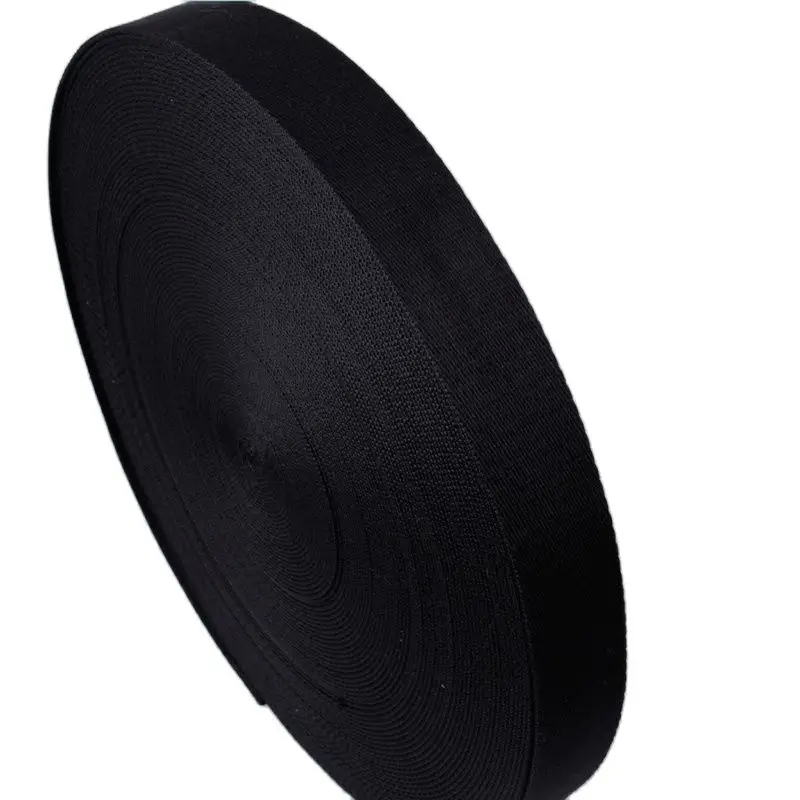 

1 Inch Webbing Cotton Tape Black Color