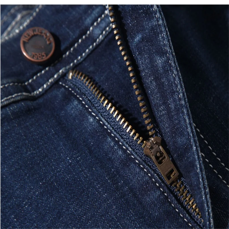 EH · MD® Oversized Jeans Men's Loose Washed Slim Fit Feet Splicing Trousers High Stretch Black Blue Feet Harem Pants 2020 New