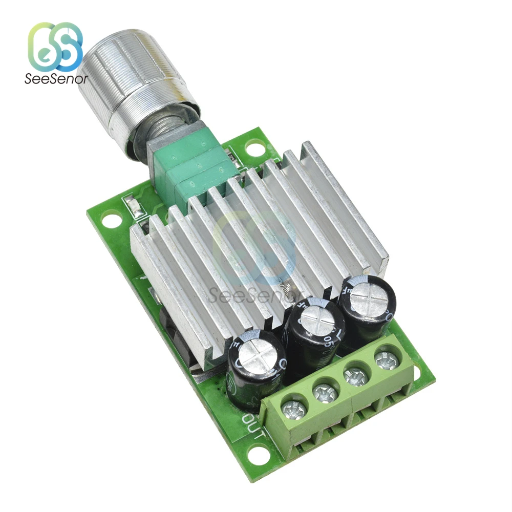 12V-30V 10A PWM DC Motor Speed Controller 12V 24V Adjustable Speed Regulator Dimmer Control Switch for Fan Motor LED Light