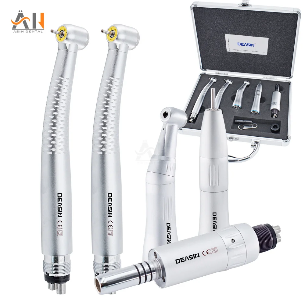 Dental Handpiece Ex-203 Dental Push High & Low Speed Handpiece Turbine Kit Set 2Holes / 4Holes For Detistry Euipment