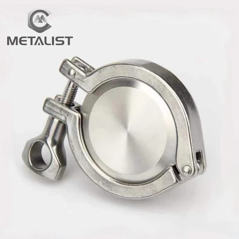 

METALIST 2" Stainless Steel SS304 Sanitary Pipe Fitting Set：Pipe Weld + 2“ Tri Clamp + PTFE Gasket + End Cap