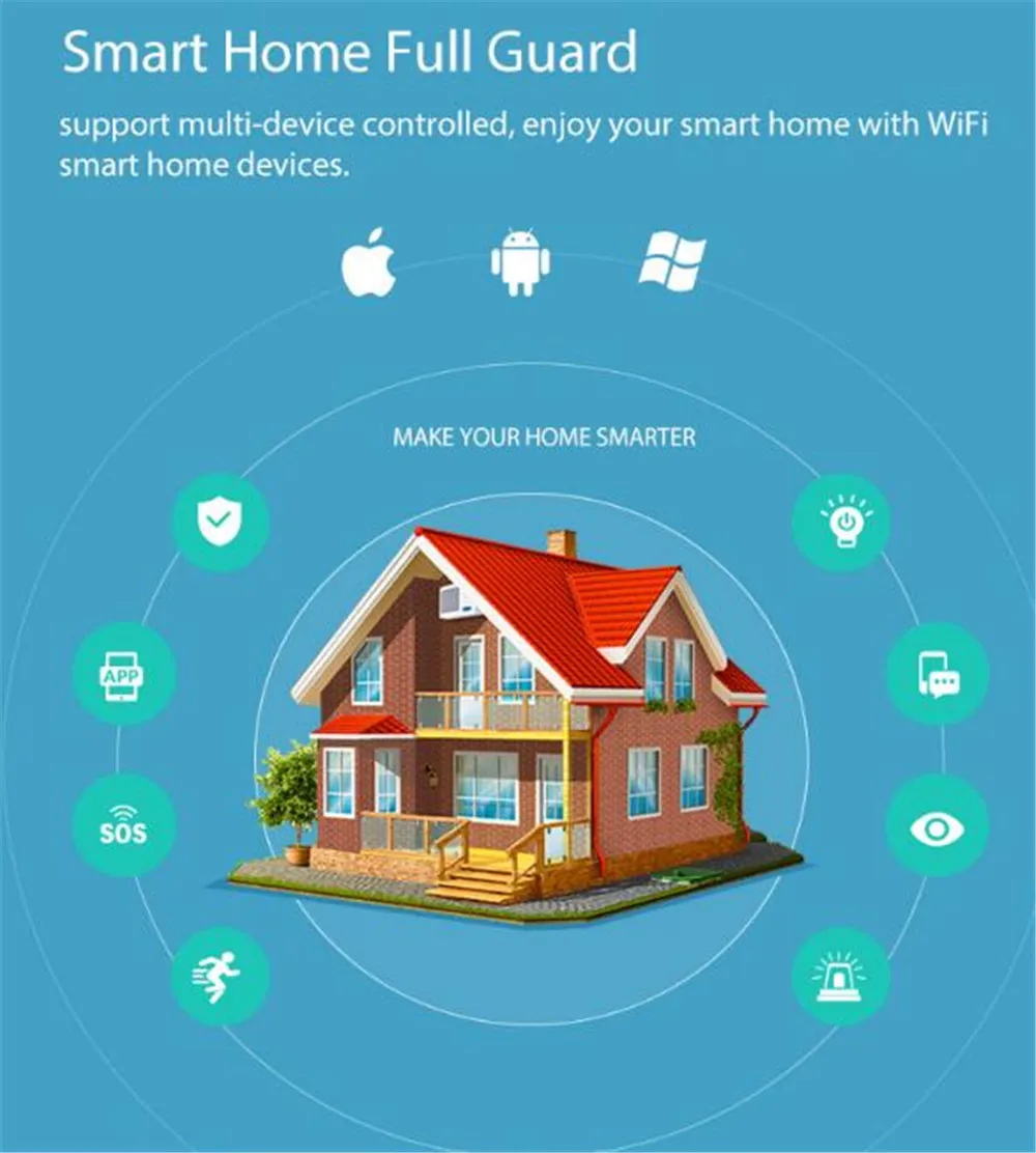 Sensor de movimiento PIR WiFi, Detector infrarrojo con batería integrada, Sensor corporal para aplicación Tuya Smart Life, sistema de alarma para el hogar, funciona con IFTTT
