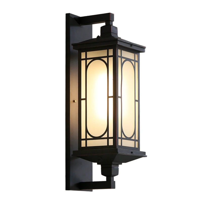 Waterproof Wall Lamp Outdoor Lighting Modern Corridor Aisle Wall Light Villa Courtyard Balcony Outside Fence Sconce