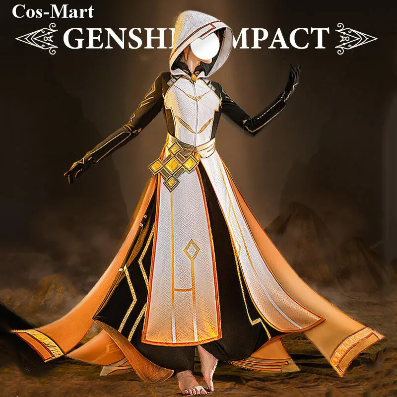 Cos-Mart Game Genshin Impact Zhongli Cosplay Costume Morax Handsome Combat Uniform Male Activity Party Role Play Clothing S-XL