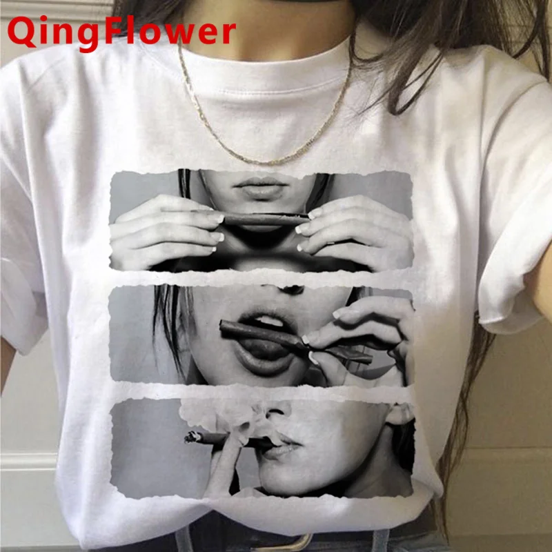 

Bong Weed t-shirt female print streetwear grunge kawaii ulzzang clothes aesthetic