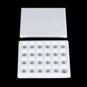 歯科ラボ 24 スロットプラスチックパレット散水プレート混合プレート混合ツール