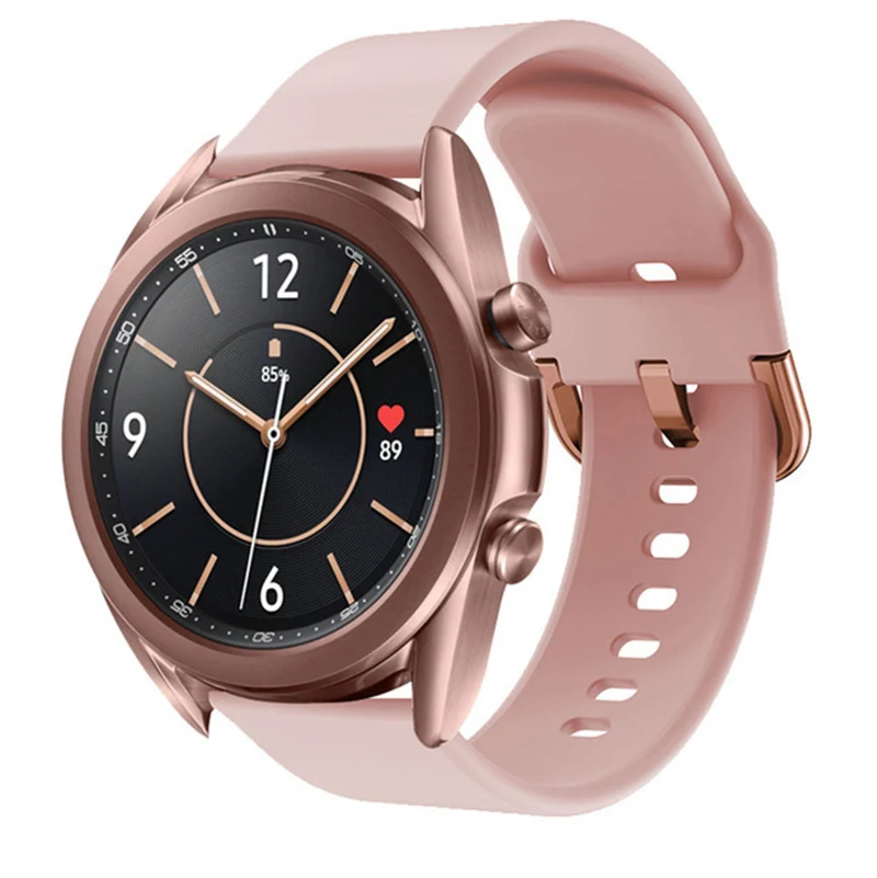 سيليكون 20 مللي متر الفرقة حزام ل سامسونج غالاكسي ساعة Active2/3 41 Smartwatch معصمه هواوي الشرف Magic2 GT2 GT 2 42 مللي متر ES Correa