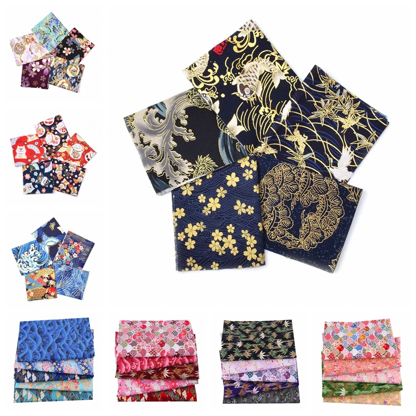 20X25Cm Japanse Katoen Stof Bundel Voor Patchwork, Naaien Poppen & Tassen Handwerken Doek Quilten Materiaal