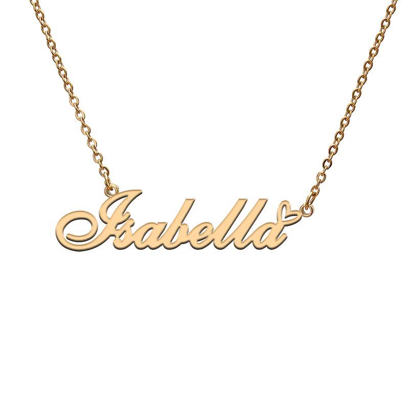 Custom Personalized Name Necklaces for Isabella Best Friends Birthday Christmas Mother Days Jewelry Gifts