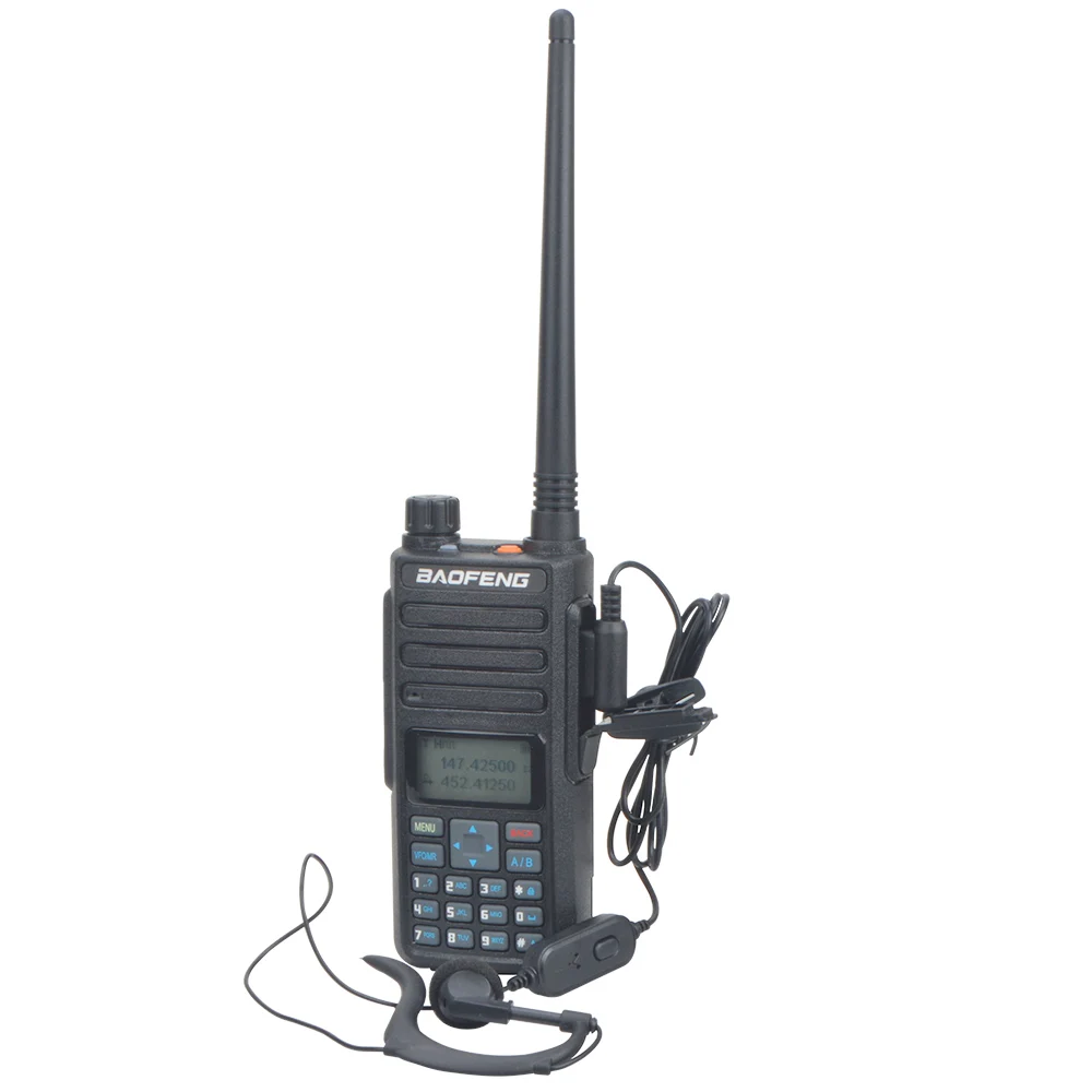 

Baofeng DMR Walkie Talkie Digital Analog Compatible VHF/UHF Dual Band 5W 1024CH Radio DM-1801 BF-1801Dual Time Slot w/ Earpiece