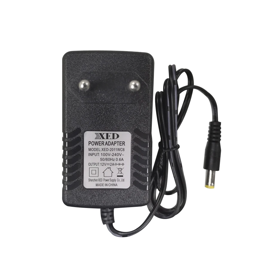 DC12V 2A European plug Power Adapter For CCTV Camera Free Shipping