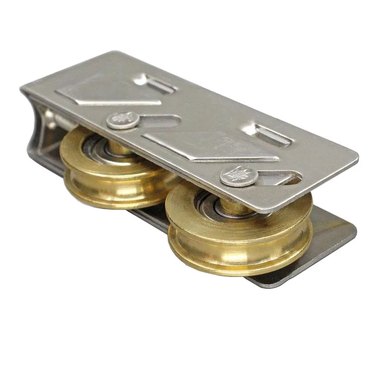 80-Type Balkon Schuifdeuren Plastic Stalen Deur Katrol Aluminiumlegering Scherm Venster Messing Wiel Mute Roller Hardware