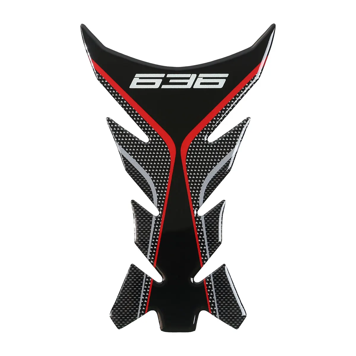 For Kawasaki ZX6R ZX-6R 636 3D Resin Protector For Tank Pad For Motorcycle Decal Sticker Reflective in Night