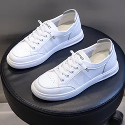 2021Big Size Women Sneakers Autumn Leather Light White Sneaker Female Platform Vulcanized Shoes Spring Casual Breathable Sports