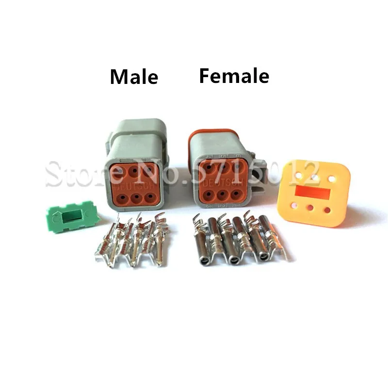 6 Hole Deutsch DT DT06-6S DT04-6P Gas Accelerator Pedal Plug Automotive Connector Female Male Socket