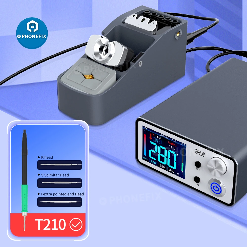 Imagem -05 - Aixun T3a T3b Estação de Solda Substituição Alça T210 245 115 Hanlde para o Telefone Móvel Pcb Reparação Ferro Solda