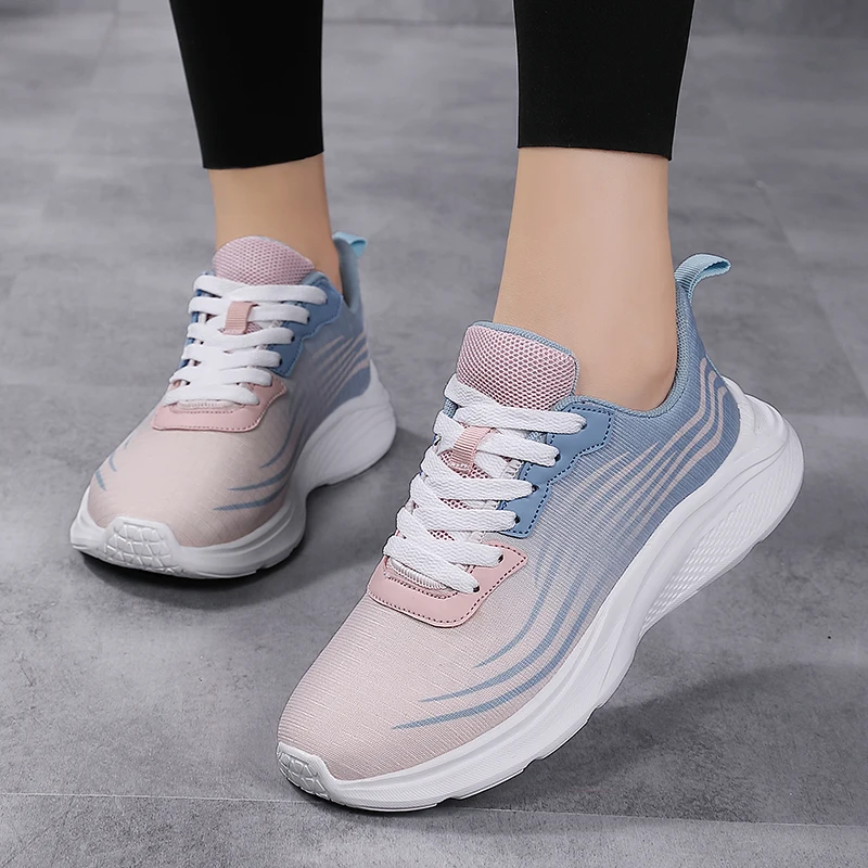 

Women Casual Shoes Fashion Breathable Walking Mesh Flat Shoes Woman White Sneakers Women 2022 Tenis Feminino Female Shoes