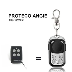 Copy PROTECO ANGIE Garage Door Remote Control Gate PROTECO Fixed Code 433.92mhz