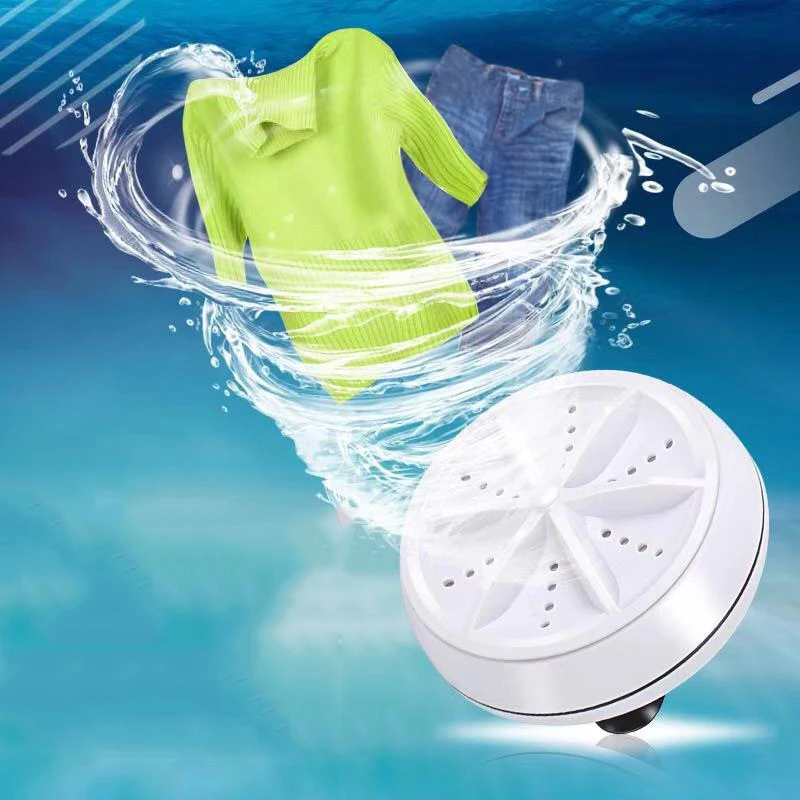 Donirt Mini Washing Machine Portable Personal Rotating Turbine Washer Clothes Washing Machine for Home Business Trip