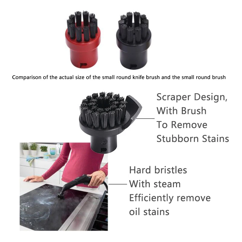 For Karcher Steam Vacuum Cleaner Machine SC1 SC2 SC3 SC4 SC5 SC7 CTK10 CTK20 Powerful Nozzle Clean Brush Head Parts Accessories