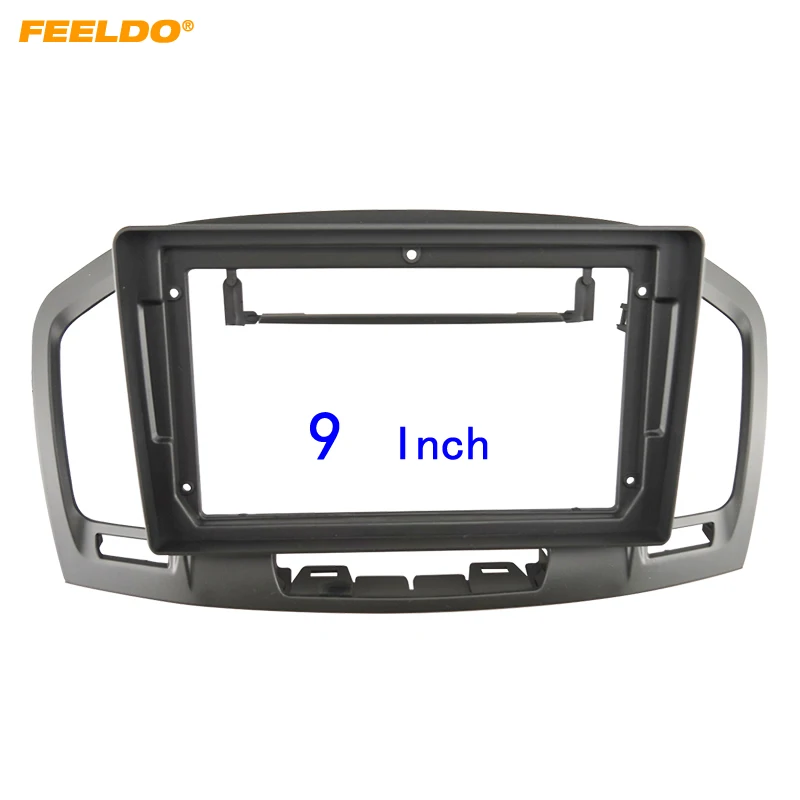 

FEELDO Car 2Din Audio Face Plate Fascia Frame For Buick Regal 09-13 9" Big Screen Radio Stereo Panel Dash Mount Refitting Kit