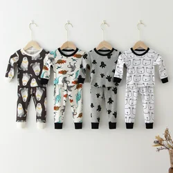 Baby Boy Pajamas Sets Cotton Boys Sleepwear Children Home Wear Pajamas for Boy Pajamas Kids Nightwear 0-4Y Kids Boys Clothing