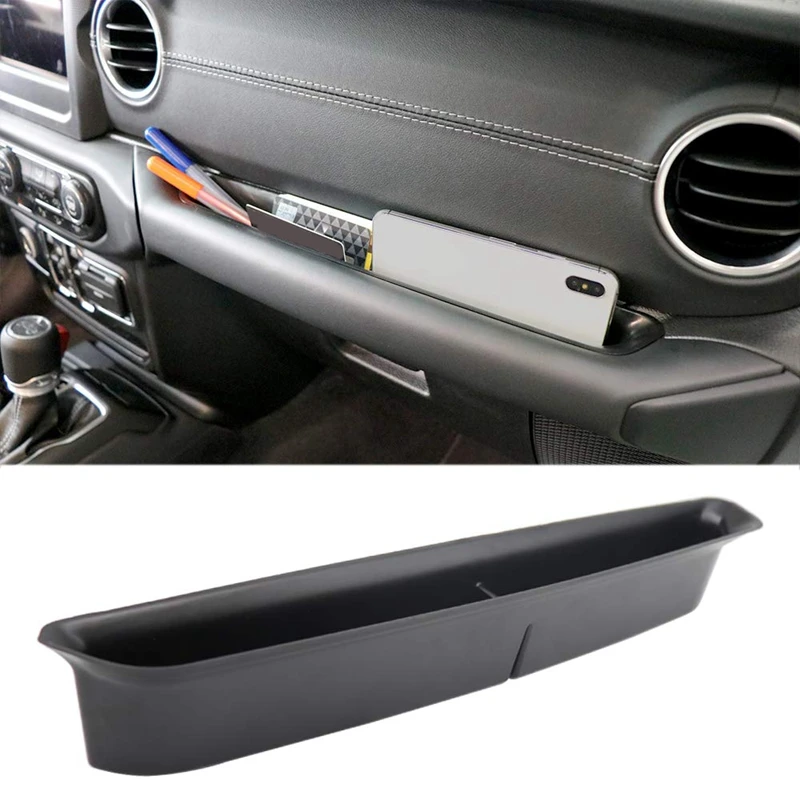 Grab Tray Passenger Storage Tray Organizer for 2018-2019 Jeep Wrangler JL JLU & 2020 Jeep Gladiator JT Grab Handle Accessory Box