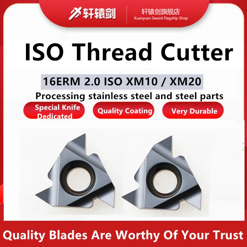 Inserções rosqueadas cnc de metal duro para torno torno t, inserções de carboneto cnc 16er iso 1.0 1.25iso 1.5iso 1.75iso 2.0iso 2.5iso 3.0iso 3.5iso 16ir