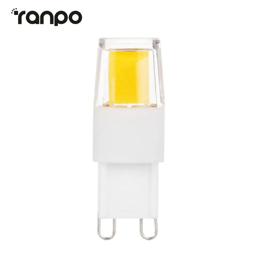 Imagem -03 - Mini Lâmpada Cob de Silicone g9 Lâmpada Lustre de Cristal de Cerâmica 4w 6w 110v 220v Substitui a Lâmpada de Halogênio com 10 Peças