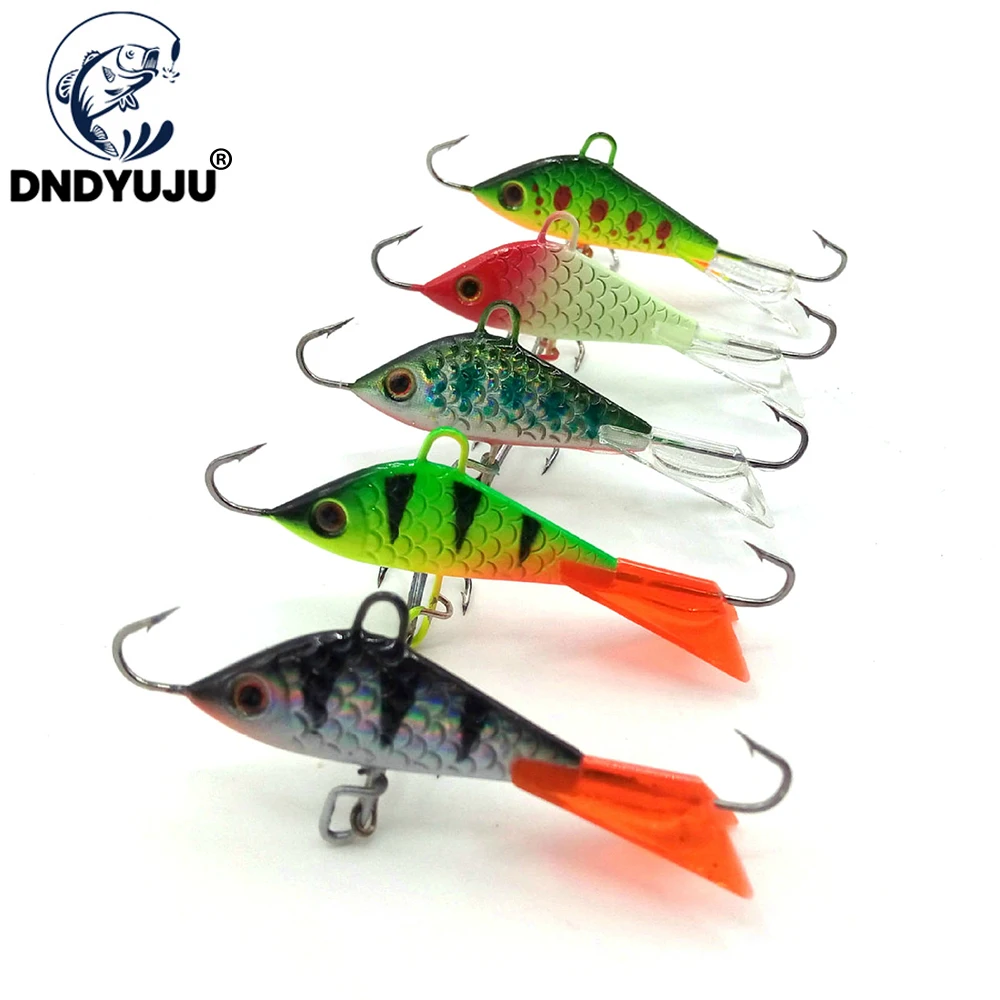 DNDYUJU Quality Winter Ice Jig 50mm/7.5g Fishing Lure VIB Fake Lure Artificial Bait Leurre Balancer For Fishing Carp Pike Perch