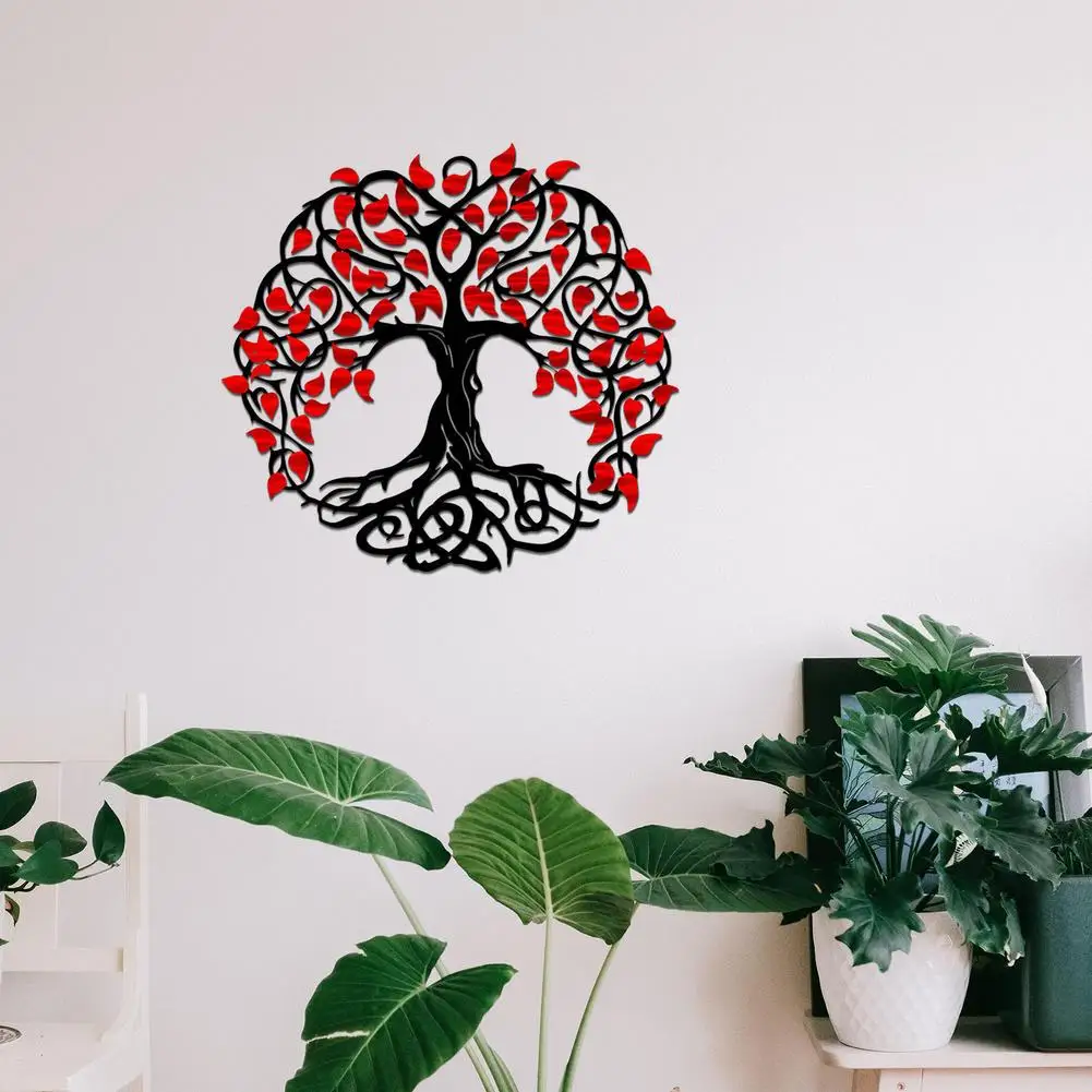 Metal Wall Art 11.81Inch Tree Of Life Wall Decor Wall Hangings Wall Decor Old Tree For Balcony Patio Porch Bedroom Living Roo