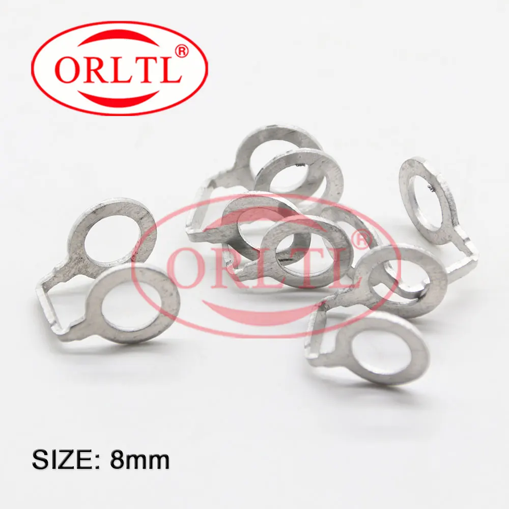 100pcs 095000-5760 DEN-SO Injector Washer Shim Inner Diameter 8mm Adjust Washers 1mm Thickness