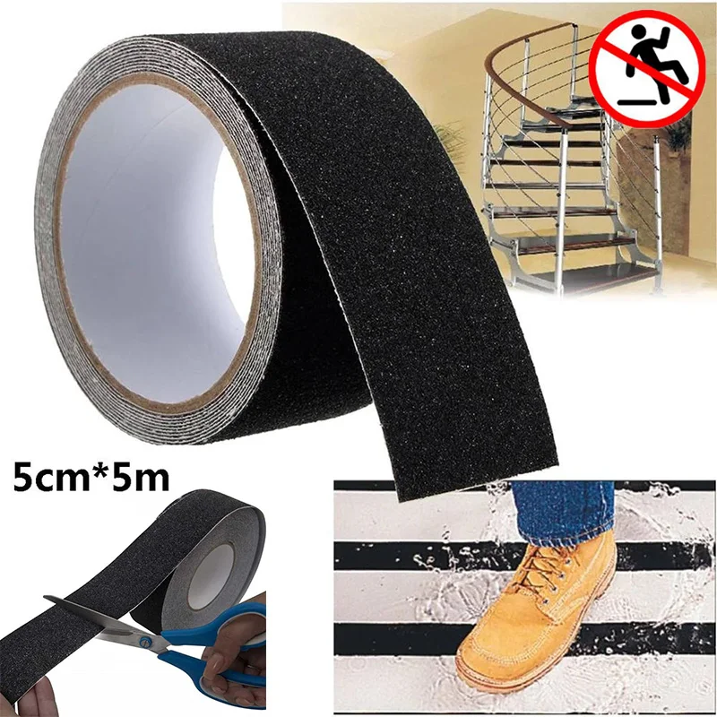 

Pvc Matte Non-slip Tape Outdoor Anti Slip Stickers High Friction Traction Tape Abrasive Adhesive for Stairs Safety Tread Step