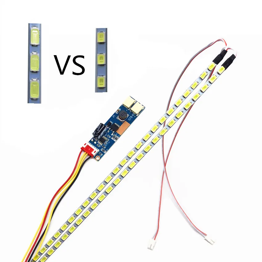 NEW 540mm LED Backlight Strip Light Kit DC 10-30V 24 Inch CCFL LCD Screen To LED Monitor Constant current plate