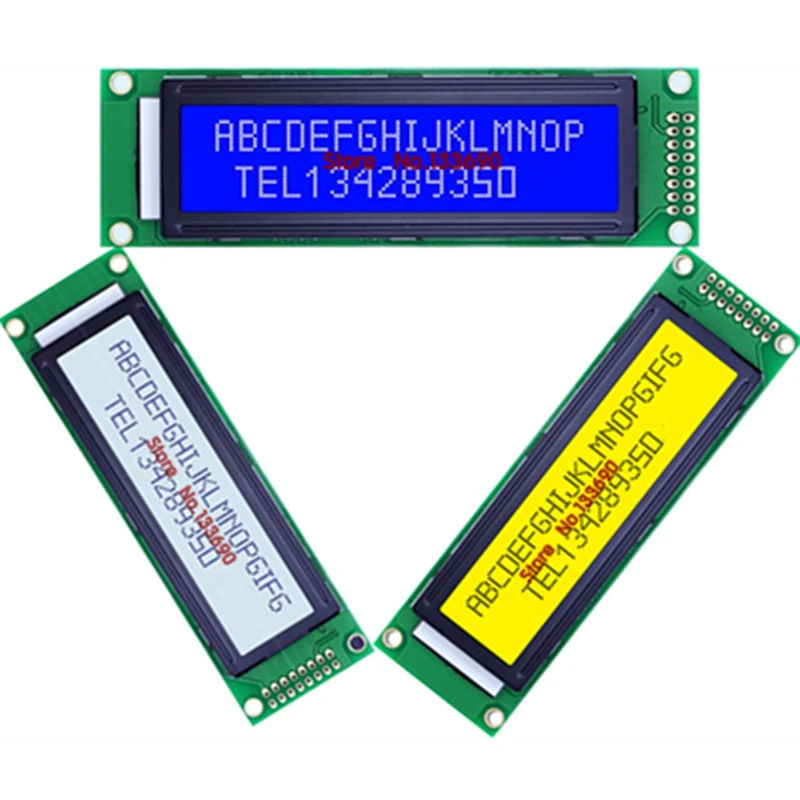 5V 202 20X2 2002 LCD Module Display Screen LCM HD44780 KS0069 Blue Yellow White LED Backlight For Industrial Device MCU 51 STM32