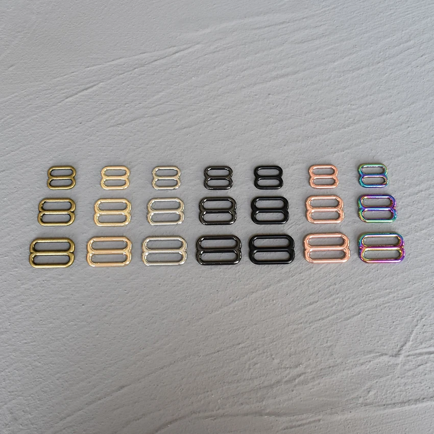 1個15ミリメートル/20ミリメートル/25ミリメートル金属アクセサリーdiyショルダーレザーバッグストラップベルトweb長方形調整ピンバックルスライダーループ