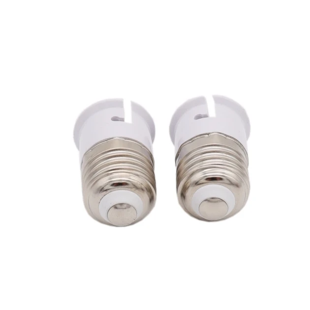 Adaptador B22 a E27, material ignífugo de alta calidad, adaptador de enchufe E27 a B22, lámparas LED, bombilla de maíz