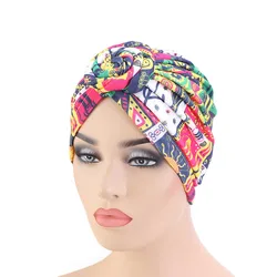 Turbante musulmán con estampado de moda para mujer, hijab musulmán, Hijabs interiores de abrigo árabe, bufanda de cabeza islámica, gorro hidjab, novedad de 2020