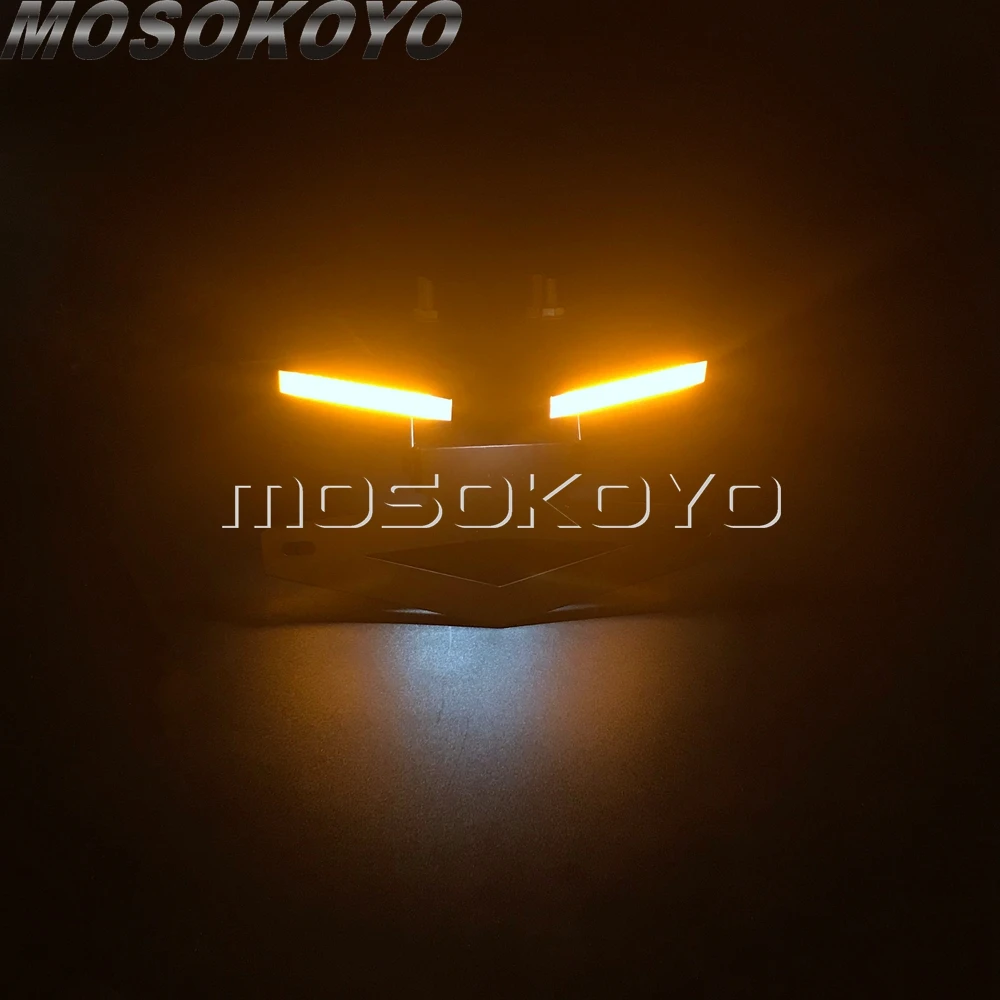 For Yamaha YZF R6 2017 2018 2019 Tail Tidy Stealth Fender Eliminator LED Integrated Turn Signals License Plate Light Bracket Kit