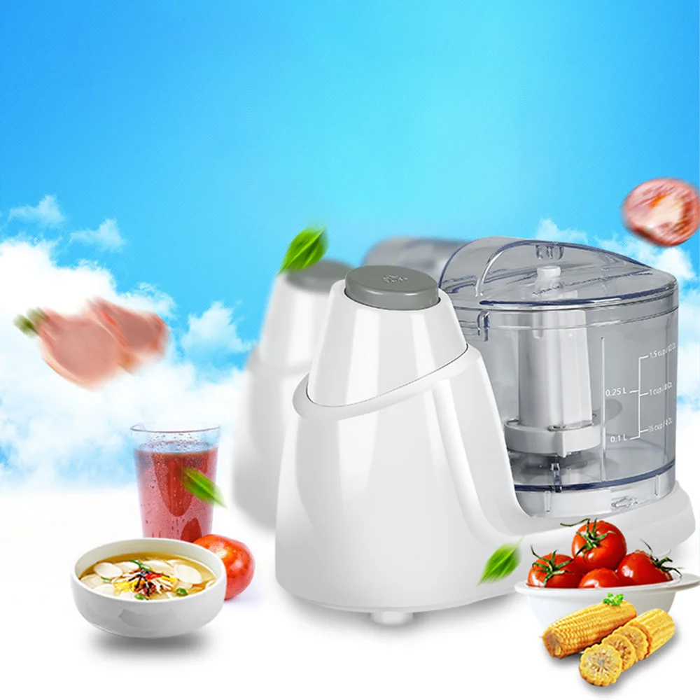 Electric meat grinder for household small supplementary food cooking, stirring, minced meat and garlic