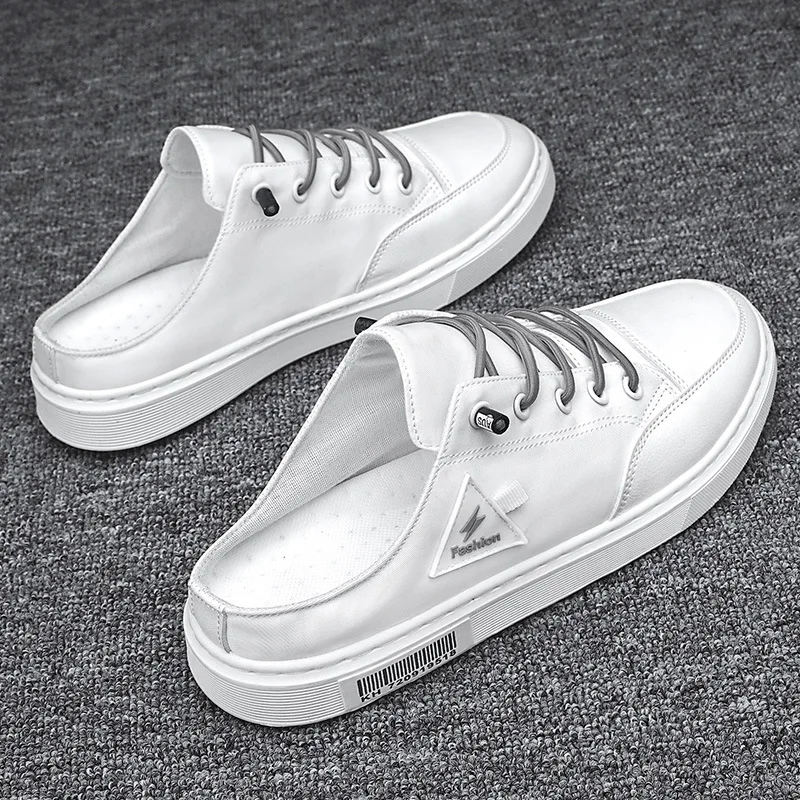 Men's Slip-ons Canvas Shoes Non-heel Casual Shoes Autumn Summer Slippers 2021 Original Fashion Male Sneakers Zapatos De Hombre