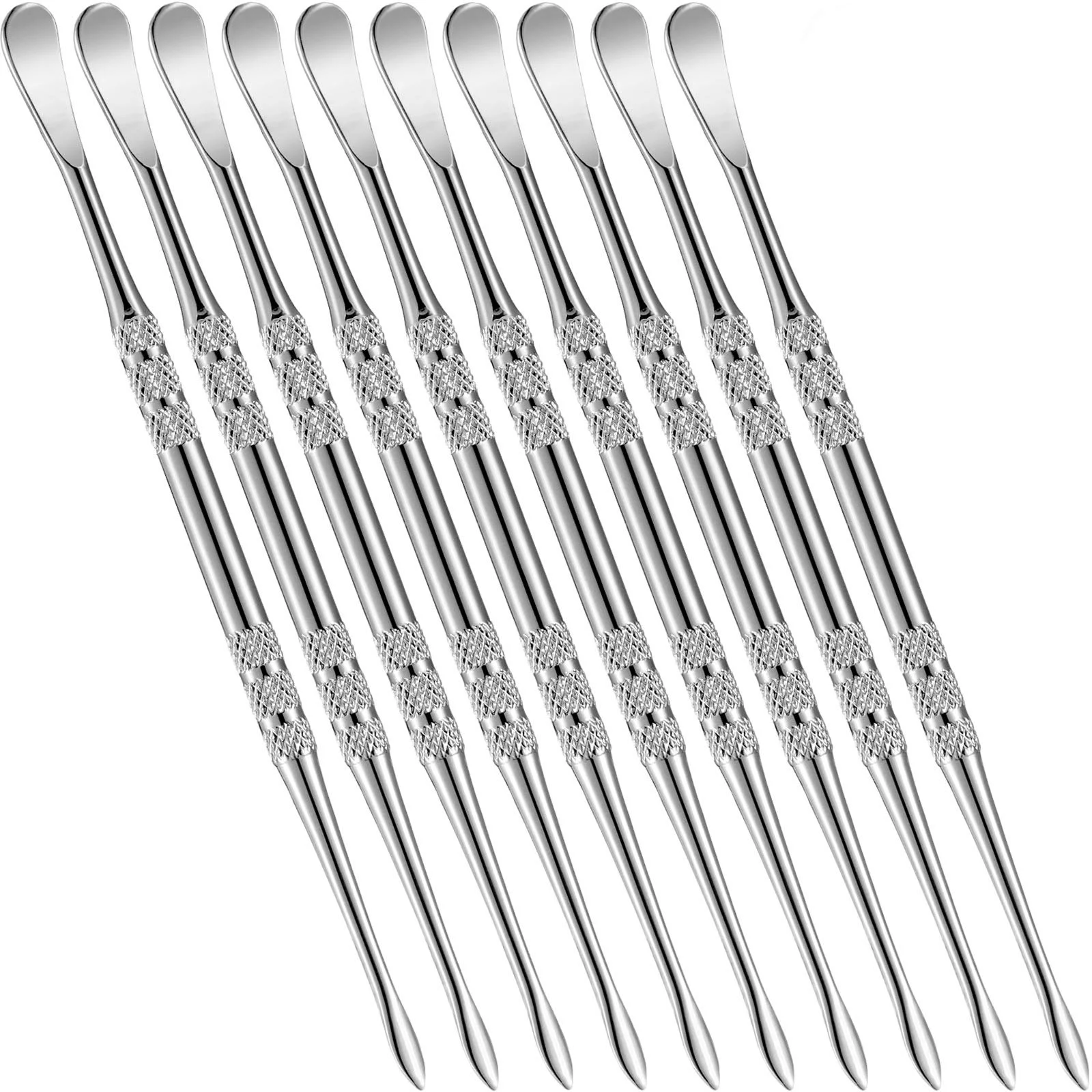 10 pcs Carving Tool Rainbow Stainless Steel Tool