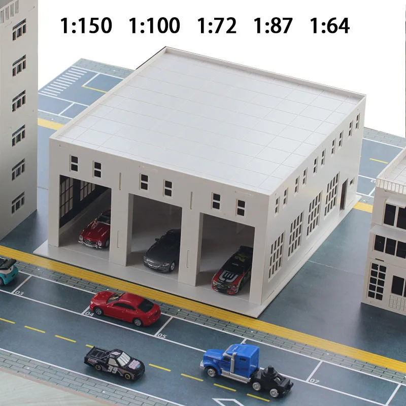 Architecture1/50 1/64 1/72 1/87 1/100 1/150 N Ho skala modelu budynku dla układu pociągu