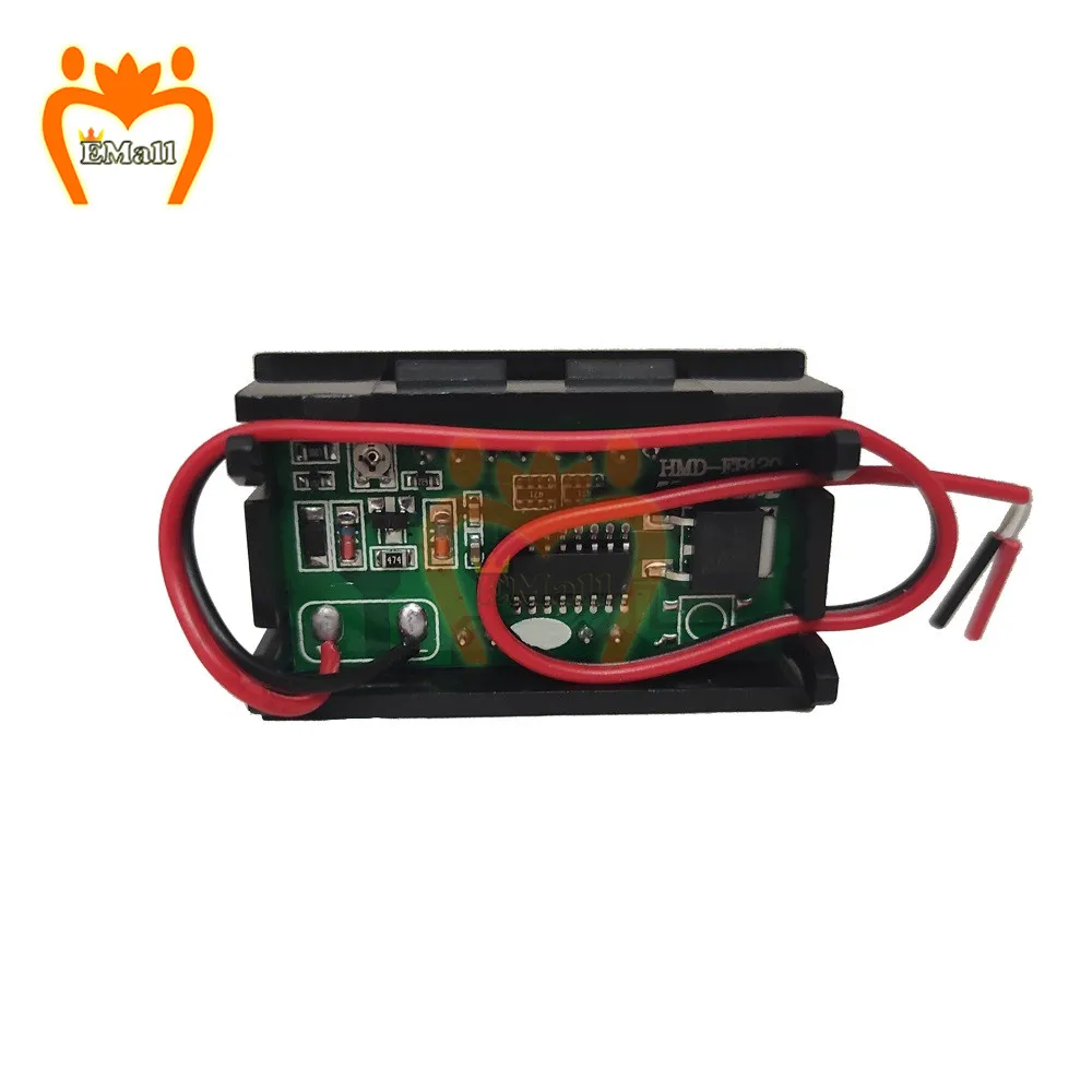 배터리 용량 검사 감지기 도구 전압계, USB 5V 2.4A 자동차 전압계, 배터리 테스터, 전압 검사기, 6V-60V, 12V-24V, 36V, 48V
