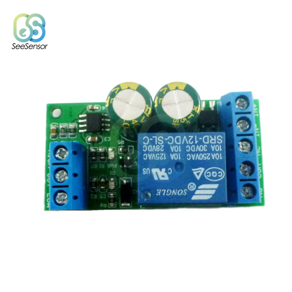 High Power Water Level Automatic Controller 12V Liquid Sensor Switch Solenoid Valve Motor Pump Automatic Control Relay Board