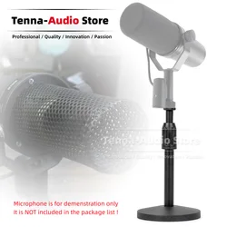 Supporto per rack per microfono da tavolo compatibile con Shure SM7B SM 7B SM7 7 B SM7DB DB Supporto per staffa di estensione da tavolo