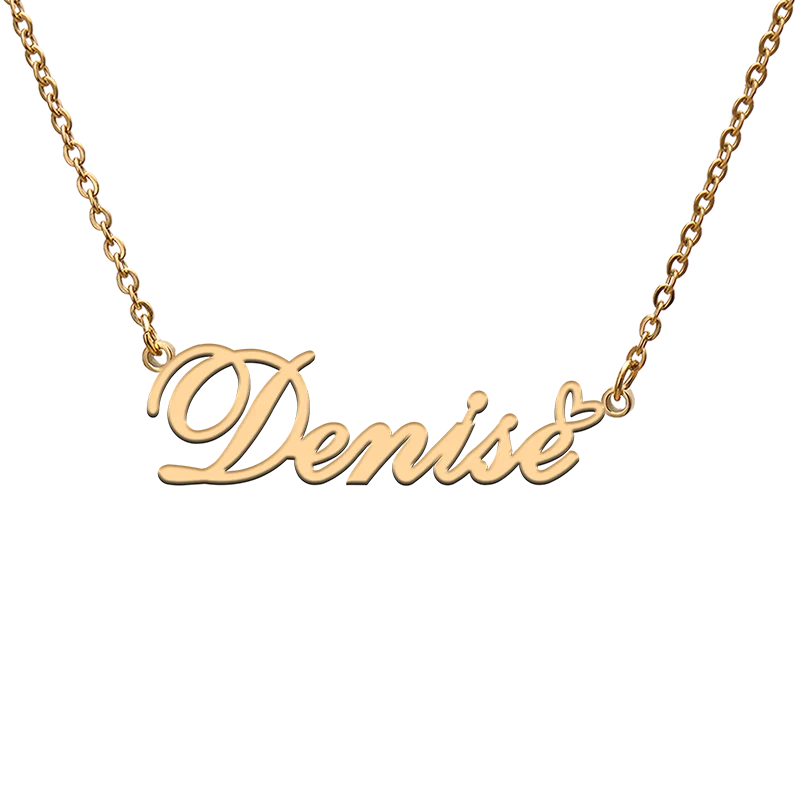 

Custom Personalized Name Necklaces for Denise Best Friends Birthday Christmas Mother Days Jewelry Gifts