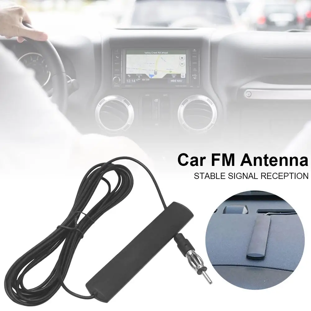 Car Antenna Non-toxic Durable Plastic Signal Amplifier Booster Antenna Car Radio Hidden Amplifier FM Antenna for Automatic Radio